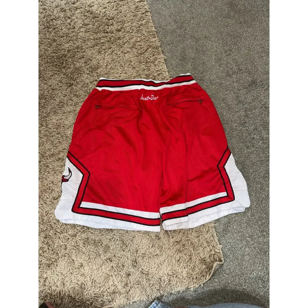 Just Don Retro NBA Chicago Bulls 1997-98 Throwback Basketball Shorts Men's XL